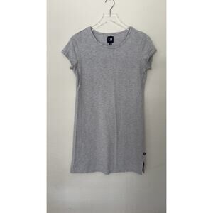 Gap Woman’s Gray Heather Pullover T-Shirt Casual Dress Size Small Cotton Modal